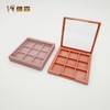 Jiugongge Nine-Grid Empty Highlight, Eyeshadow & Lip Palette Blush Pink Acrylic Press Stamp 30ea