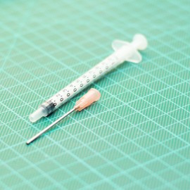 Syringes Set: 1 ml, 2 ml, 5 ml, 10 ml, 1 of each: Disposable Syringes for Liquids, Hobby, Model Making, Various Sizes with Blunt Needles