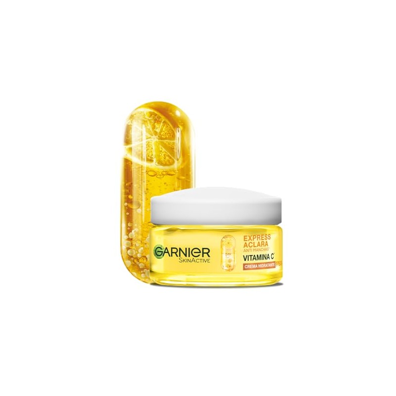 Garnier Express Aclara Crema Hidratante Antimanchas Vitamina Fps Unifica Tono