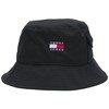 Tommy Jeans Men's Heritage Bucket Hat with Logo, Black, One