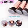 45pzs Brochas Maquillaje Base Profesional Kit Con Esponjas