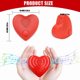 XLW Voice Recorder,350s Voice Box for Recordable Presents Button Sound Box for Stuffed Animals, Mother's Day Valentine Christmas Plush Toy,Manual DIY Creative Sound Present for Boys Girls (Red)