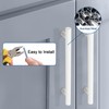 Knobonly 30 Pack 5 Inch Hole Center White Cabinet Handles,Kithchen