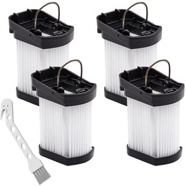 Unikstone 4 Pack Replacement Fabric Filter Compatible with Shark Cordless Handheld Vacuum WV401BL WV401PK WV403BR, Compare to Part # XFFWV400