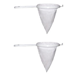 2-Pack Colador De Cafe Flannel Cloth Filter - Reusable, Sustainable, and Easy to Use for Rich, Smooth Brews Experience Cuban Spanish-Style Coffee