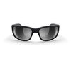 REKS Satin Touch Black Wrap Around with Silver Mirror lens
