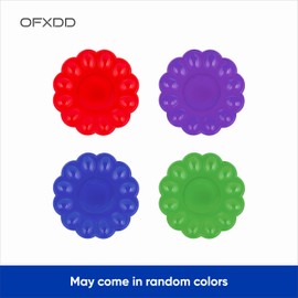 OFXDD Deviled Tray for Eggs - Plastic Egg Serving Platter - Holiday Boiled Eggs Server - 9.44"