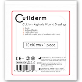 Cutiderm Calcium Alginate Low Adherent Dressing 10cm x 10cm - Pack of 10