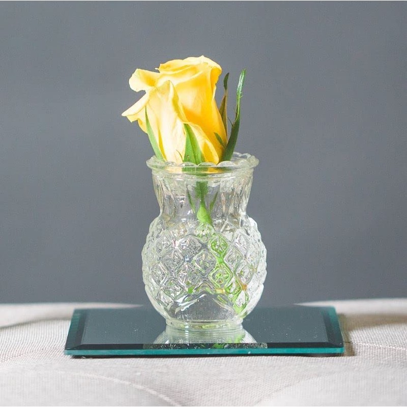 Eastland® 5" Square Beveled Centerpiece Table Mirror Set of 12