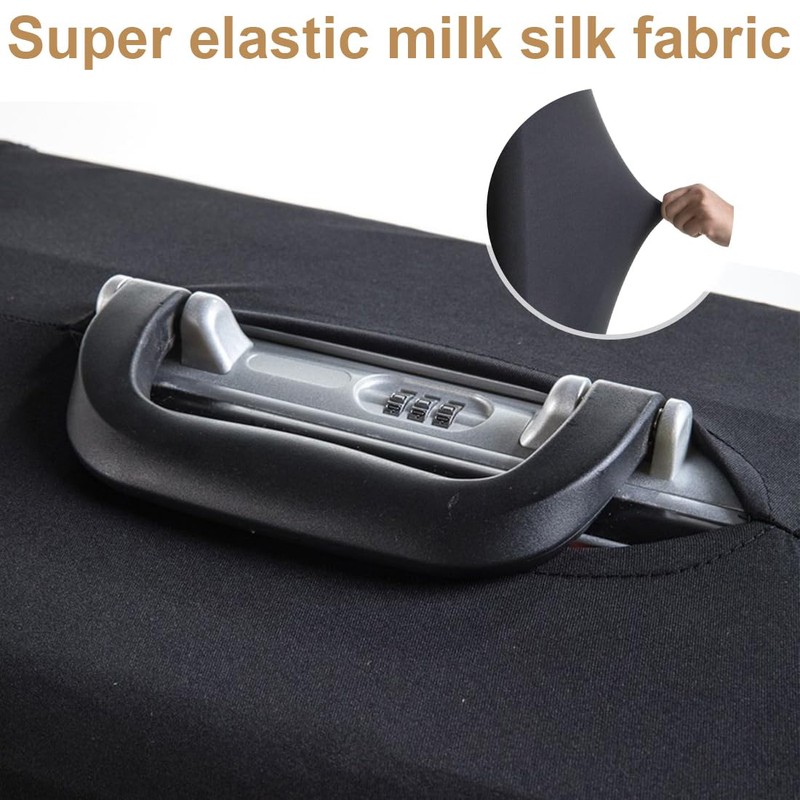 GNHG Suitcase Protective Case, Elastic Plain Suitcase Cover, Suitcase Protective