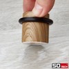 SOTECH Set of 2 Steel Door Stoppers Floor Mounting (Diameter