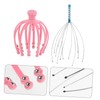 Healvian Ergonomic Scalp Massaging Tool Steel Scalp Massager Neck Massager