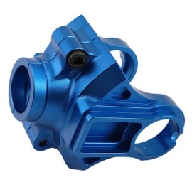 Aluminum Differential Yoke & Diff Cover Set Upgrade for Arrma 1/10 Granite, Senton, Vorteks, Big Rock 3S BLX/Mega 550, 1/10 Outcast, Kraton 4S BLX 4WD, 1/8 Vendetta, Typhon 3S BLX/Mega 550 (Blue)