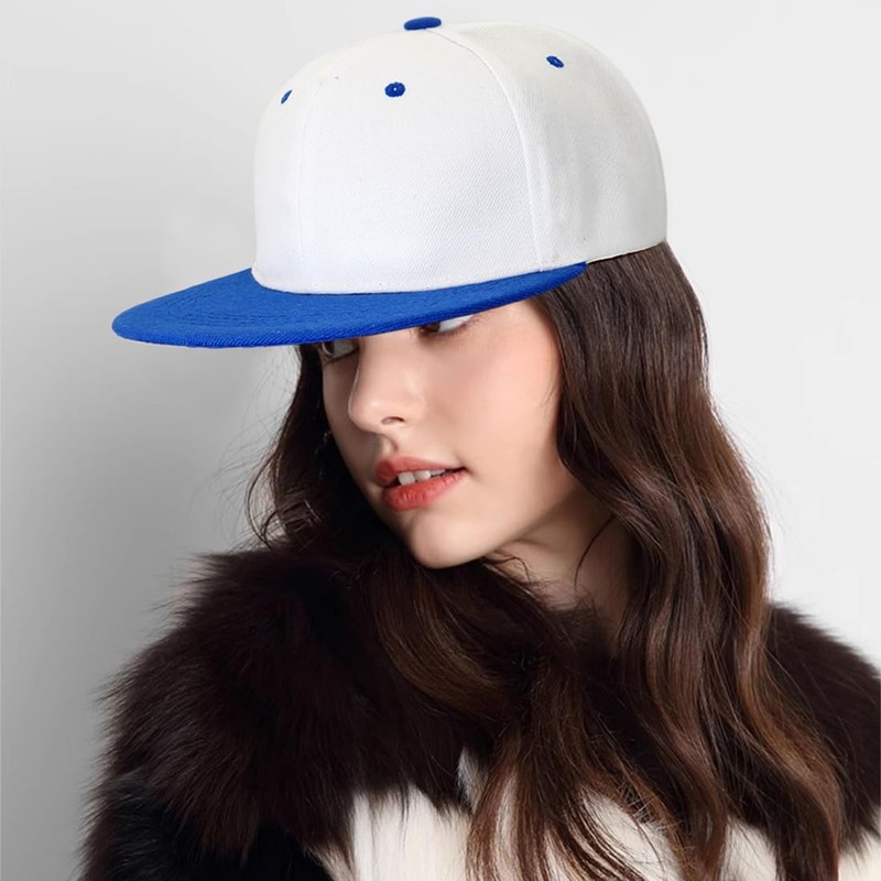YeeHeen Snapback Hat Flat Bill Visor Hats Adjustable Hip Hop