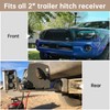 Universal 2" Receiver Trailer Hitch Winch Mount Plate ,Winch Mounting
