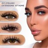 Individual Lashes Cluster Lashes 120 Pieces, 40D 0.07 D Curl