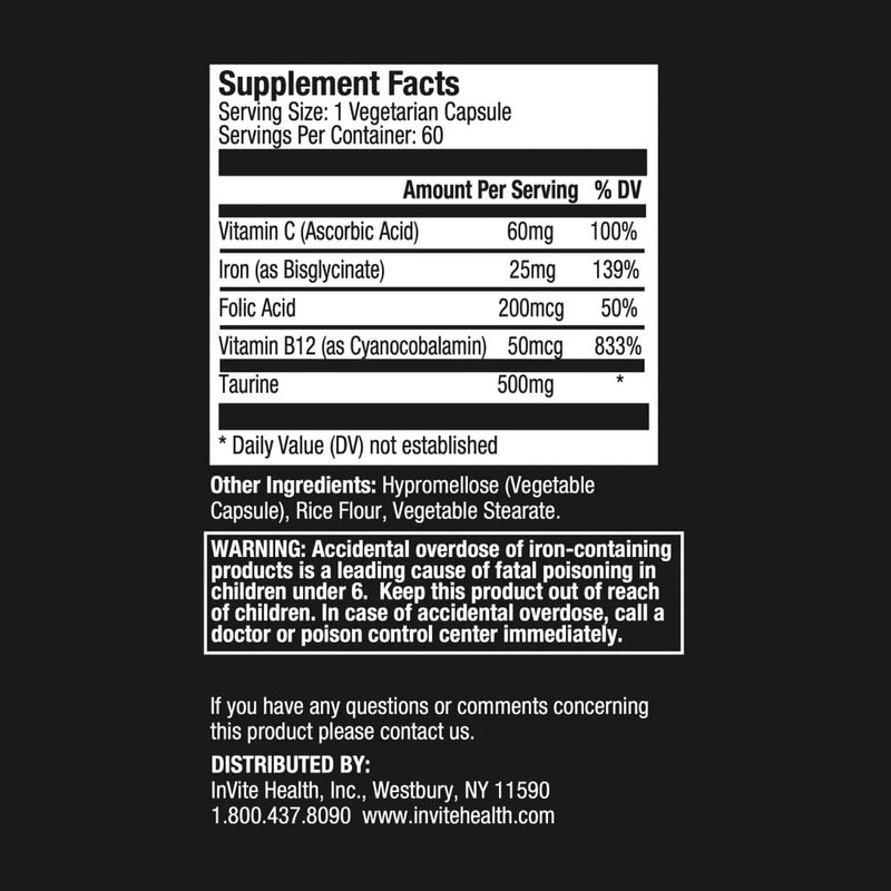 InVite Health Iron Plus Hx - Support Proper Immune System