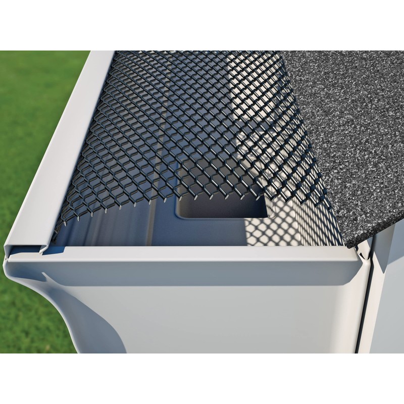 E-Z-Ziptight Powder Coated Steel Mesh Gutter Guards (for 6" Gutters)