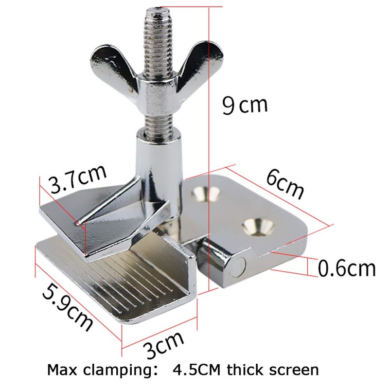 2PCS of Screen Printing Clamps Screen Frame Butterfly Hinge Clamp