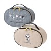 Cute Dog Corduroy Clutch Large Capacity Cosmetic Wash Pouch NO.1 2ea