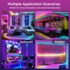 FBZ 50Ft Led Rope Lights, Flexible Neon Lights Control with