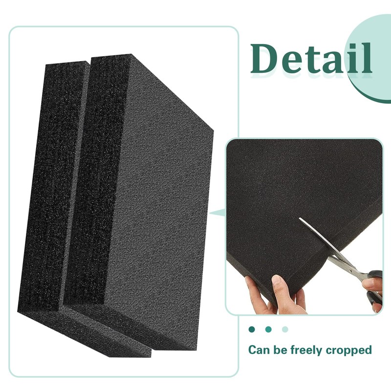 Pack of 2 Polyurethane Foam Panels 30 x 25 x