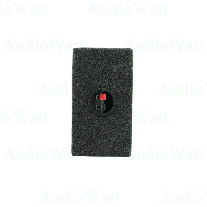 2X Audiotek CA-65CB 6.5- Inch Vented Speaker Box Enclosure Carpet