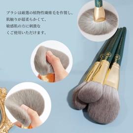 ROWNYEON Makeup Brush Set, 13 Pieces, Makeup Brush Cleaner, Sponge Included, Premium Fiber Hair, Makeup Brush, Soft, Excellent Powder Content, Makeup Pouch, Easy to Draw, Portable, Suitable for Sensitive Skin, Beginners Gift