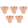 5PCS Consumables Tip Shield Brass Hand Drag Cutting Torch Shield