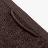 Brentfords Hand Towels for Bathroom Dark Brown, 100% Cotton Hand