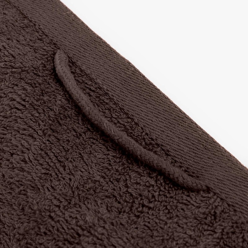 Brentfords Hand Towels for Bathroom Dark Brown, 100% Cotton Hand