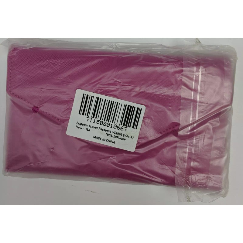 Zoppen Travel Passport Wallet TB01-10Purple