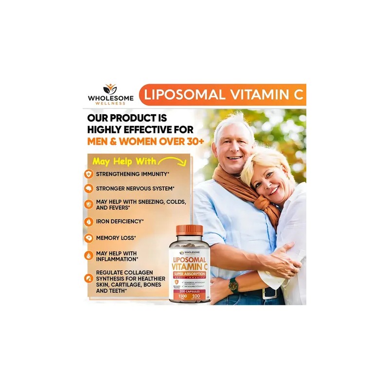 Vitamina Liposomal Alta Absorcion 1500 200 Caps Sabor