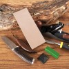 SHARPAL 8"x3" Honing Leather Strop with 2 Oz. Polishing Compound