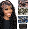 S&N Remille Wide Boho Headbands for Women Extra Large Turban
