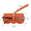 Winuoyang Sunglasses Case,3Pcs Soft Leather Sunglasses Bag Portable Glasses Case