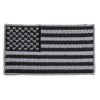 Ivamis US Flag Patch Black and Gray 2.5 Inch- 2.5x1.4