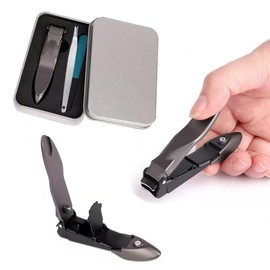 핑쇼47 Nail Clipper Trend Set - Recommended for Preventing Nail Clipping Mess, Neat Nail Care