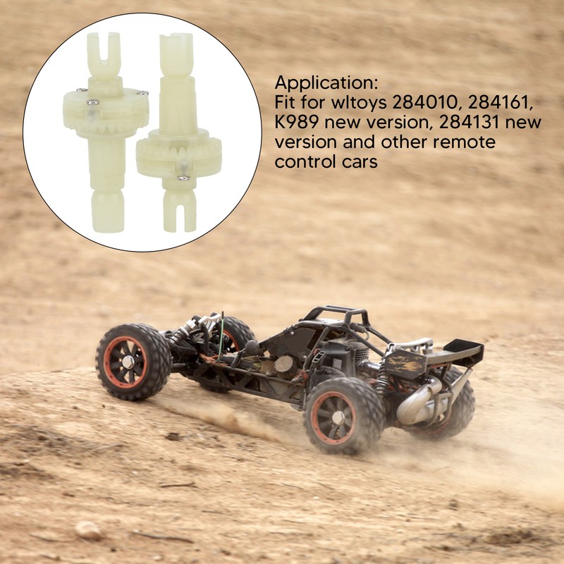 2pcs RC Car Differential with Bearings For Wltoys 284010 284161