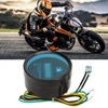 Motorcycle Fuel Level Gauge 52mm Housing Diameter LED Light Display