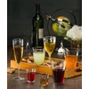 Lillian Tablesettings Hard Plastic 1-Piece Wine Glasses, 6-Ounce Capacity, Clear