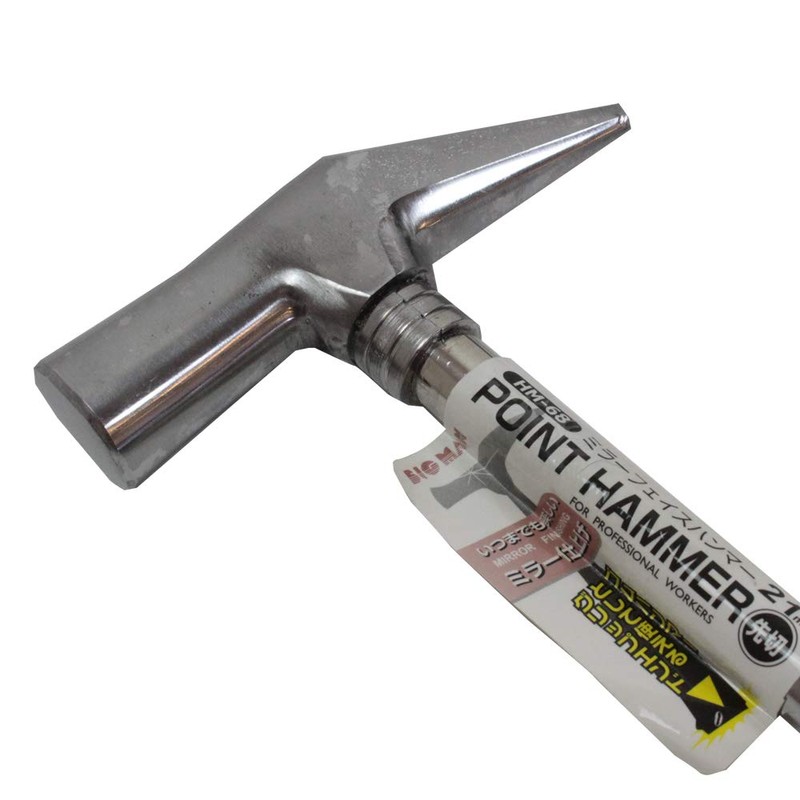 ＢＭミラーポイントハンマースチール柄 先切り２１ミリ