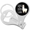 Save The Drama for Your Llama Black Nail Clippers Plus