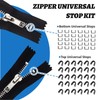 Auiremrti 76 Piece Zipper Repair Set, #5 Zipper Replacement, PP