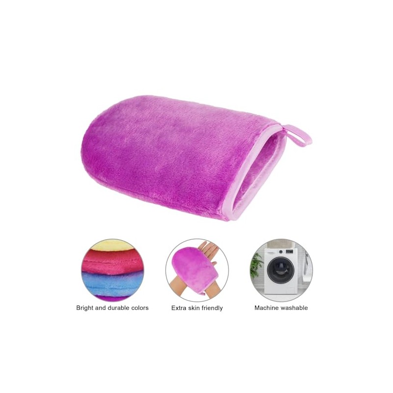 PHOGARY PHOGARY Pack of 8 Microfiber Body Wash Mitts Set,