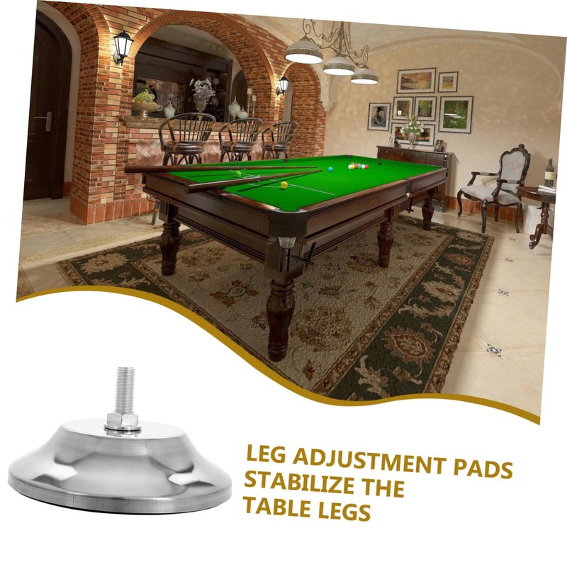 WHAMVOX Pool Table Rails Billiard Table Leg Leveling Feet Full