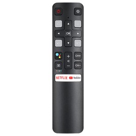 RC802V FNR1 Voice Remote Control Rplacement for All TCL-Android-TV-Remote for TCL Smart TV 32S6500A 32S6500S 40S334 40S6500FS 40S6510FS 40S6800FS 43S434 49S6800FS 50S434 55S434 55Q637 65Q637 70S430