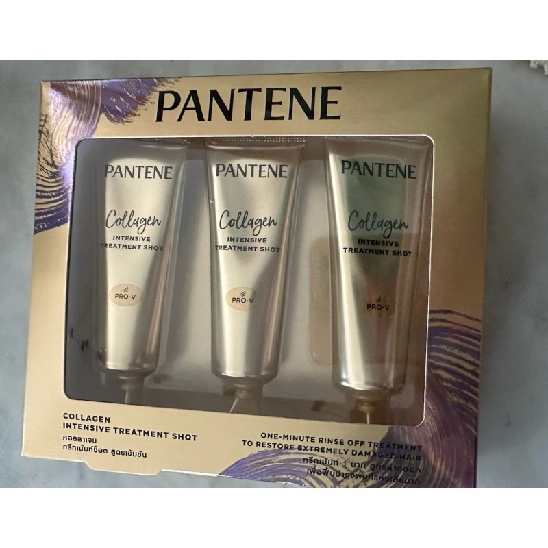 Pantene Pro V Intensive Collagen Treatment Shot BNIB 3 Pack