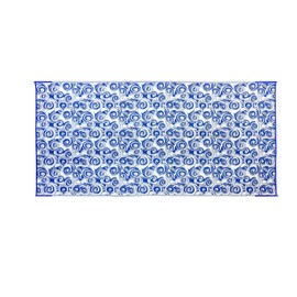 Camco 42841 Swirl Awning Leisure Mat-Blue 8' X 16'