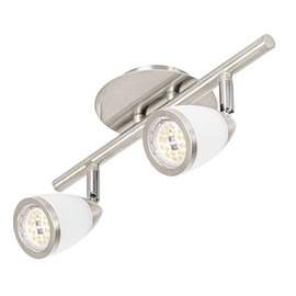 Volteck SOB-312S, Luminario de sobreponer 2 spots base GU10 línea Verona